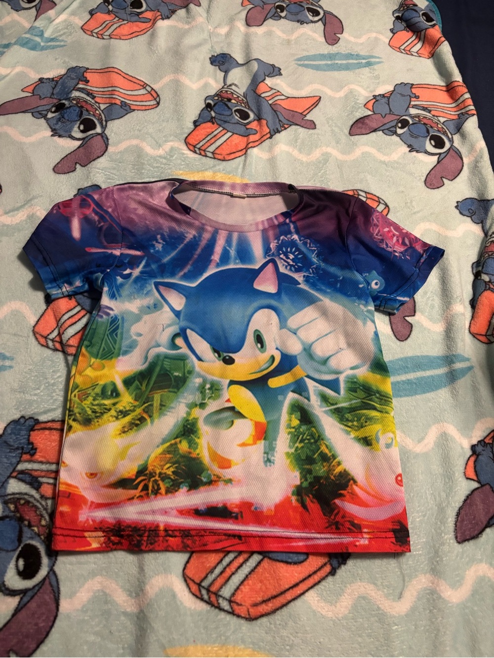 Sonic the Hedgehog Kids Graphic Tee - Multicolor